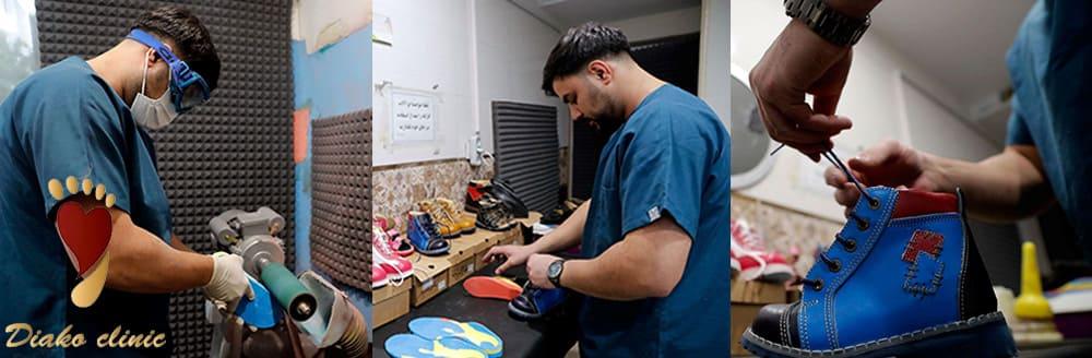 کفش طبی برای درمان گودی کف پا