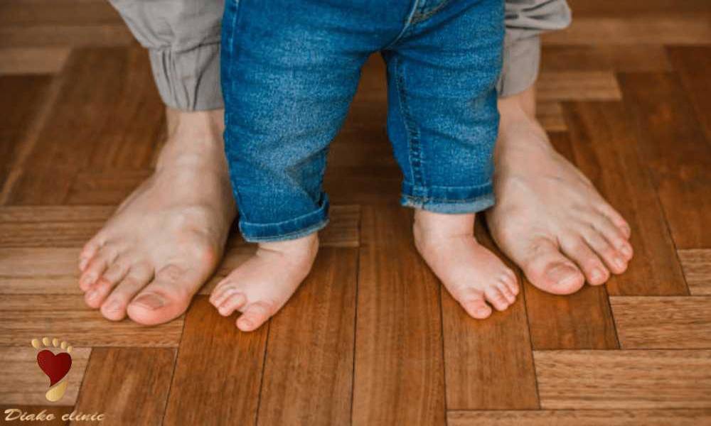 ایستادن بر روی نوک پا 